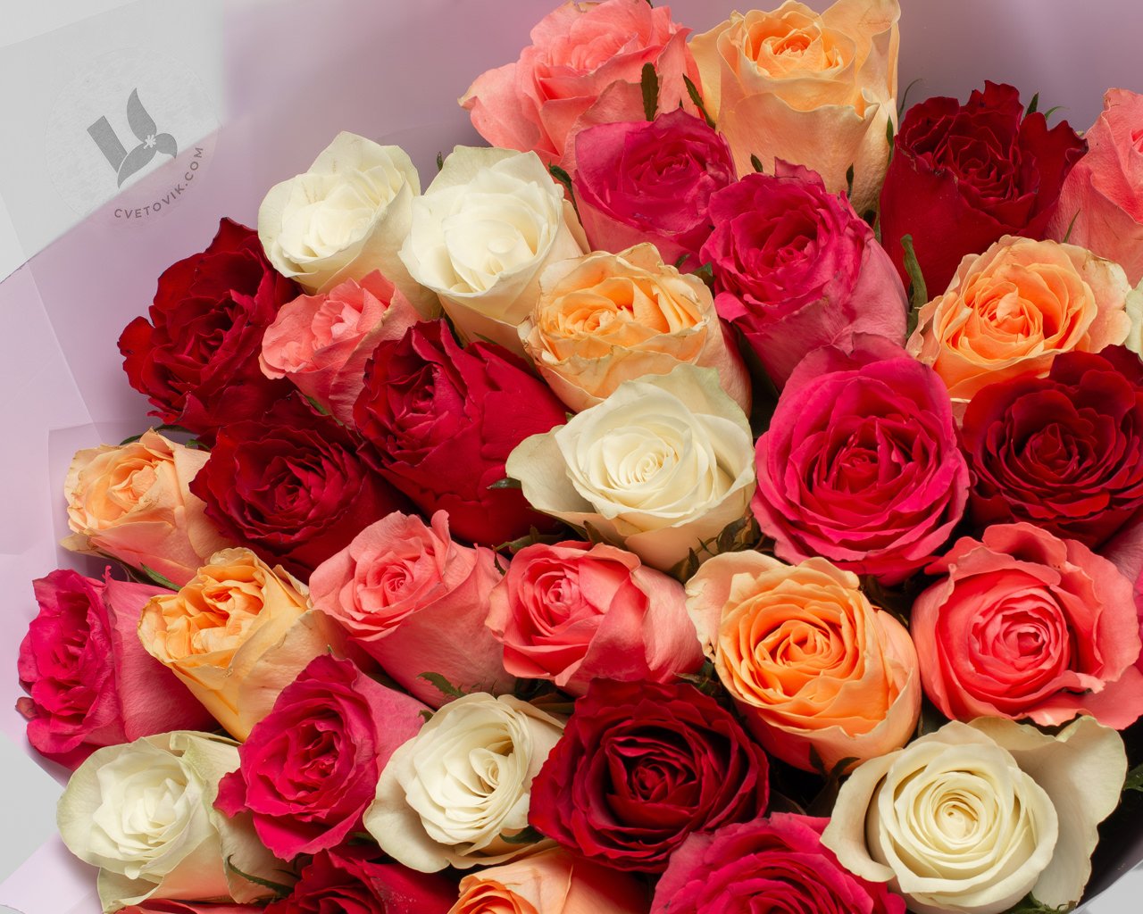 Букет цветов Послание любви - 4