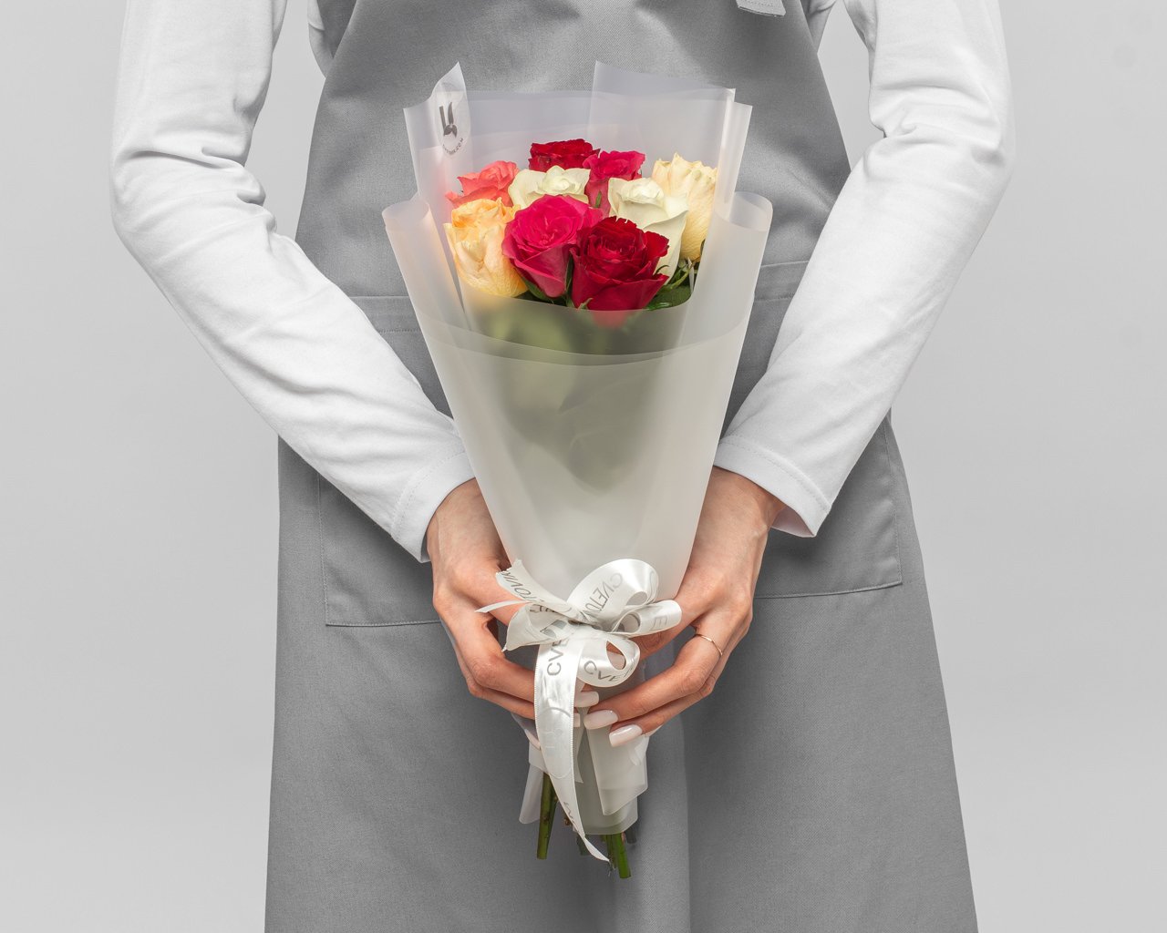 Букет цветов Тепло - 3