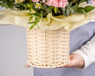 Корзина цветов Летний бриз  small - 3