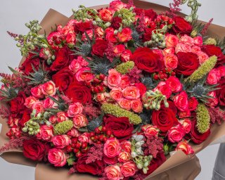 Букет цветов Красный бархат  small - 4