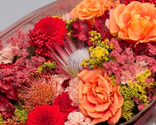 Букет цветов Янтарный всплеск  small - 4