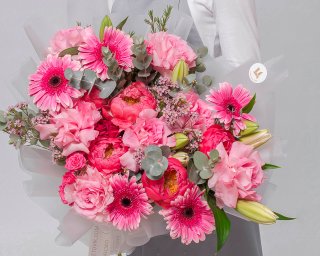 Букет цветов Ягодный крем  small - 2