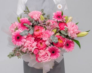 Букет цветов Ягодный крем  small - 3