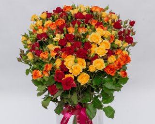 Роза кустовая микс 60-70 см  small - 2
