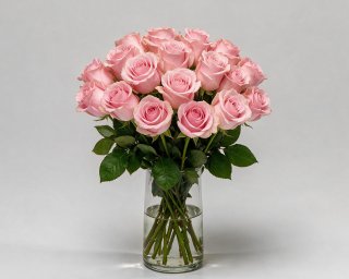 Пачка из 15 розовых роз (Россия) 40 см small - 3