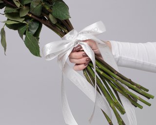 Букет из красных роз премиум 60-70 см (Эквадор) под ленту    15 шт small - 4