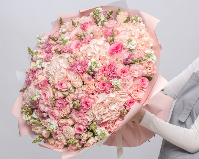 Букет цветов Нежный зефир  - 1