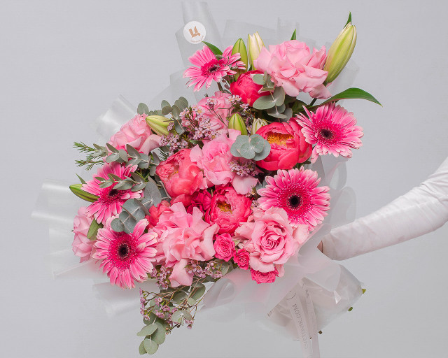 Букет цветов Ягодный крем  - 1